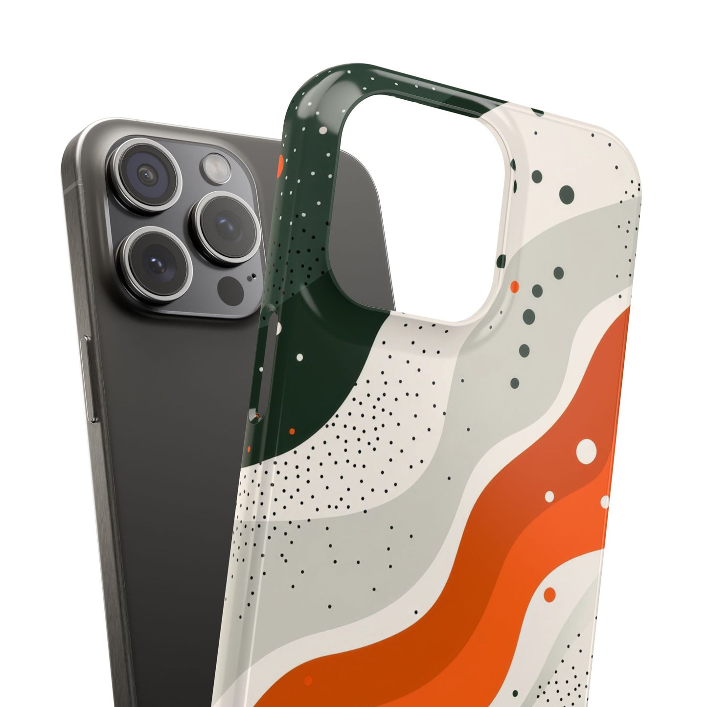 Orange Abstract Slim Cases