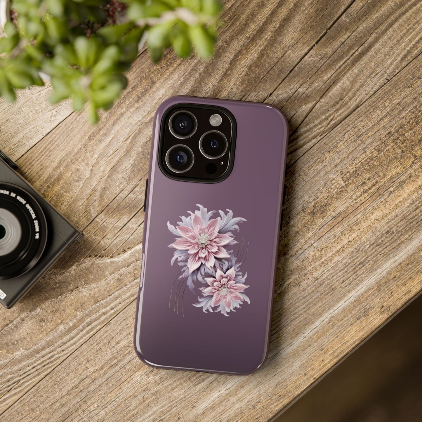 Purple Flower Tough Cases