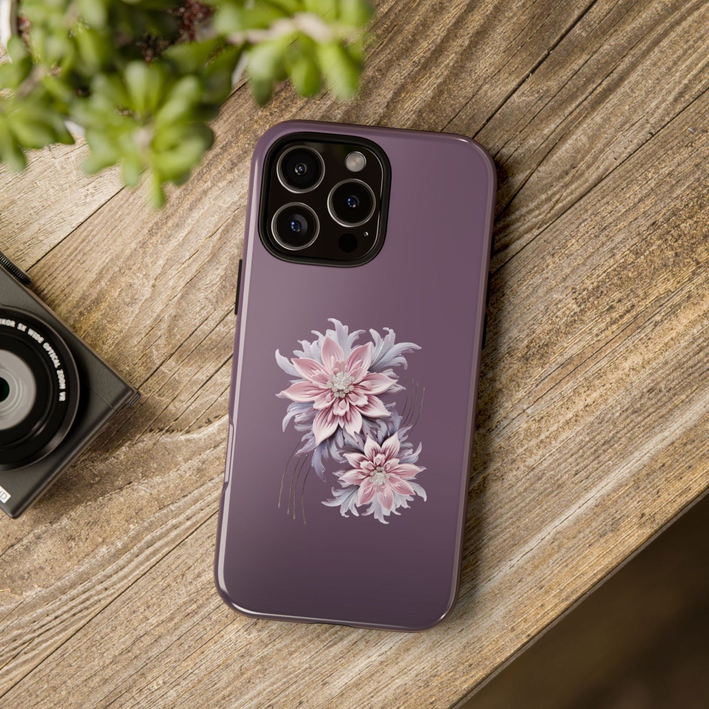 Purple Flower Tough Cases