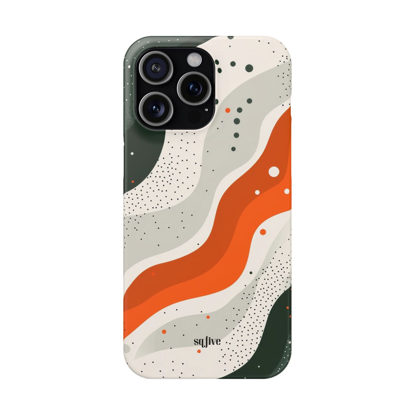 Orange Abstract Slim Cases