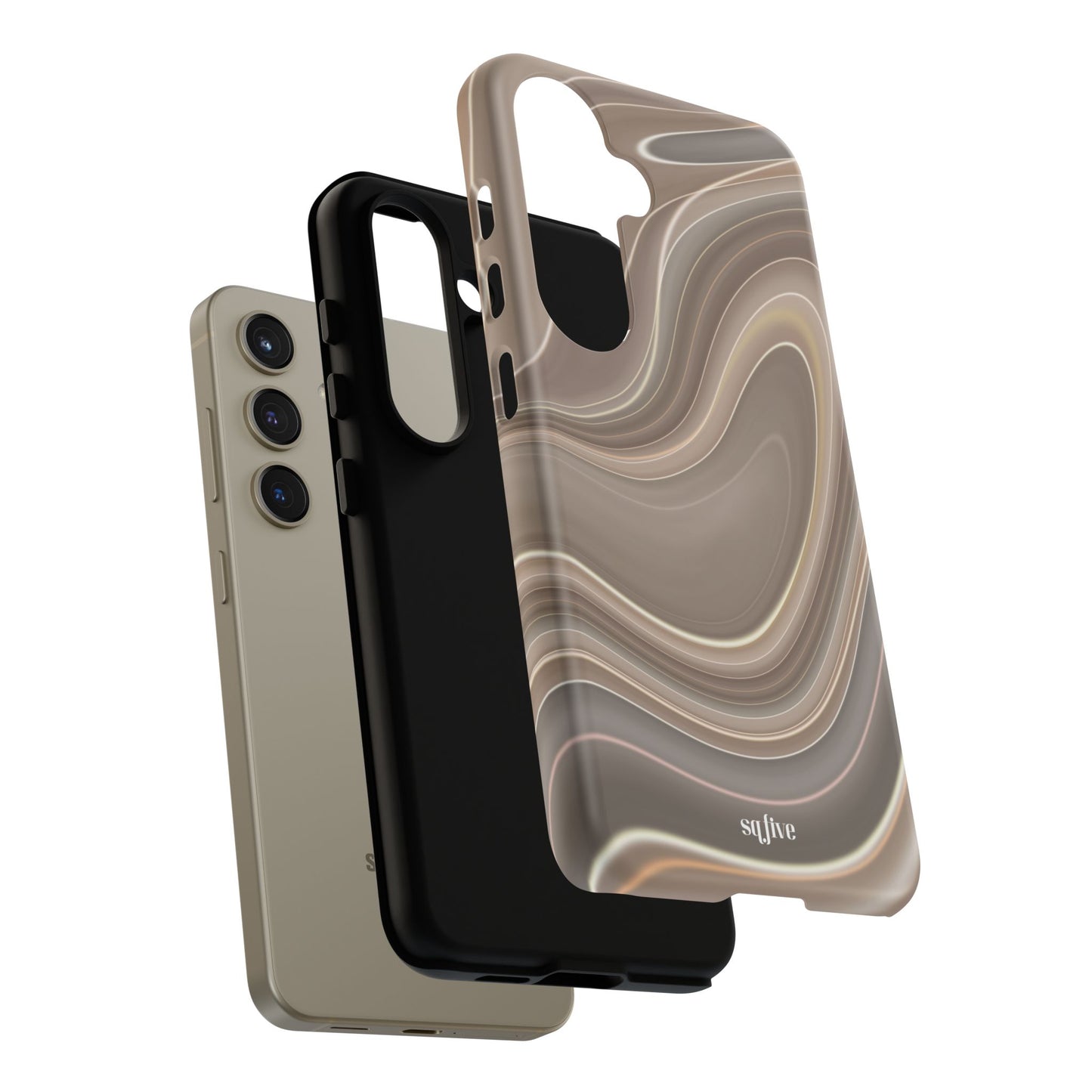 Brown Wavy Tough Cases