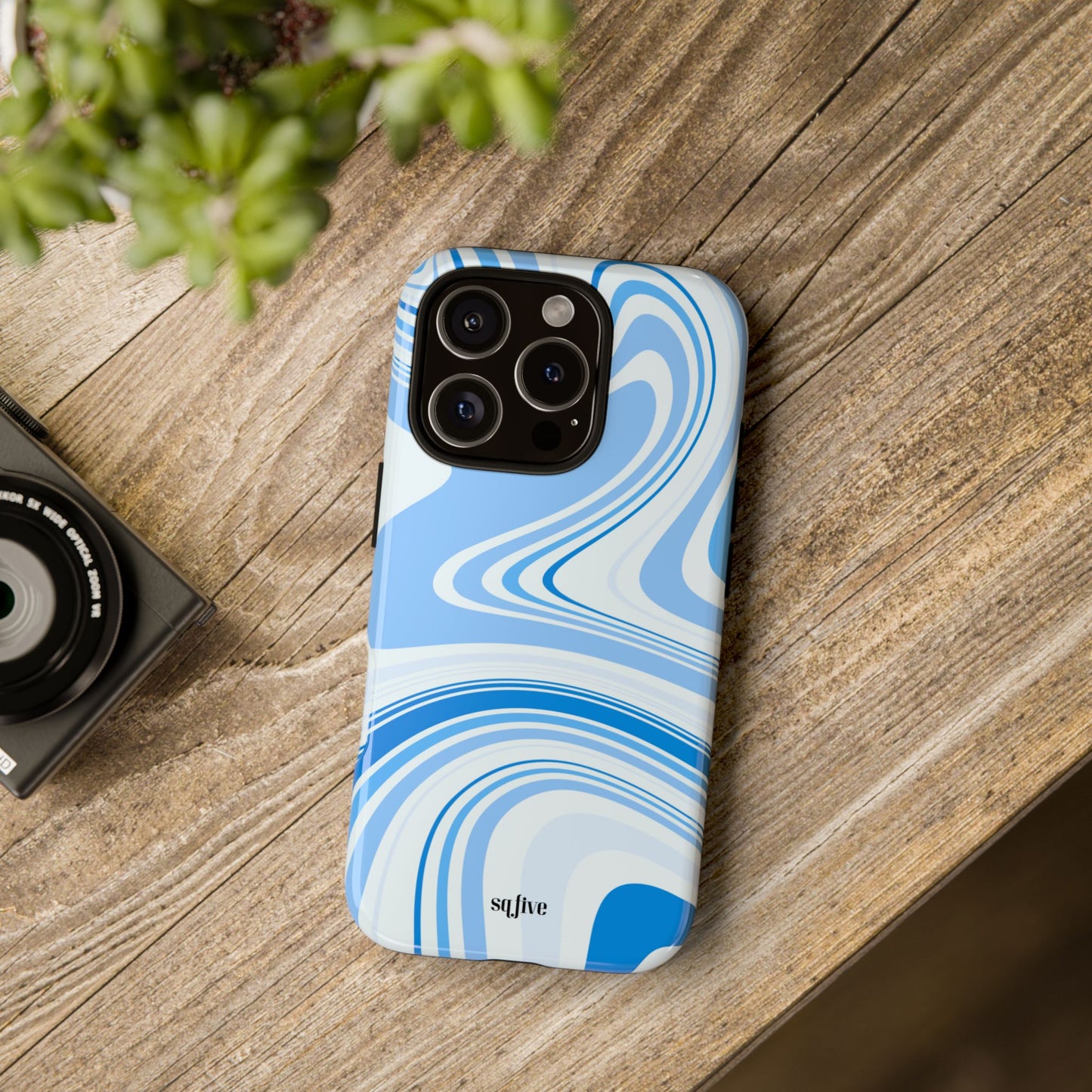 Blue Swirl Tough Cases