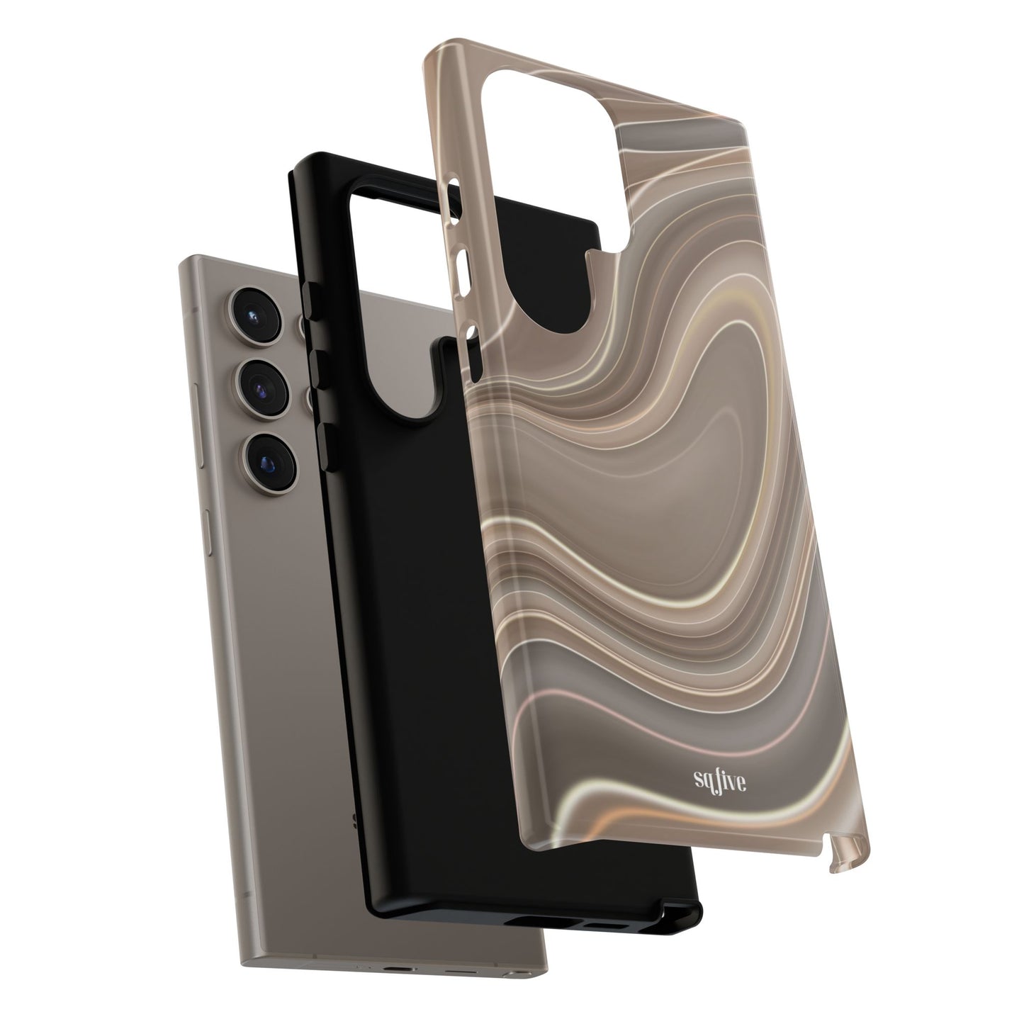 Brown Wavy Tough Cases