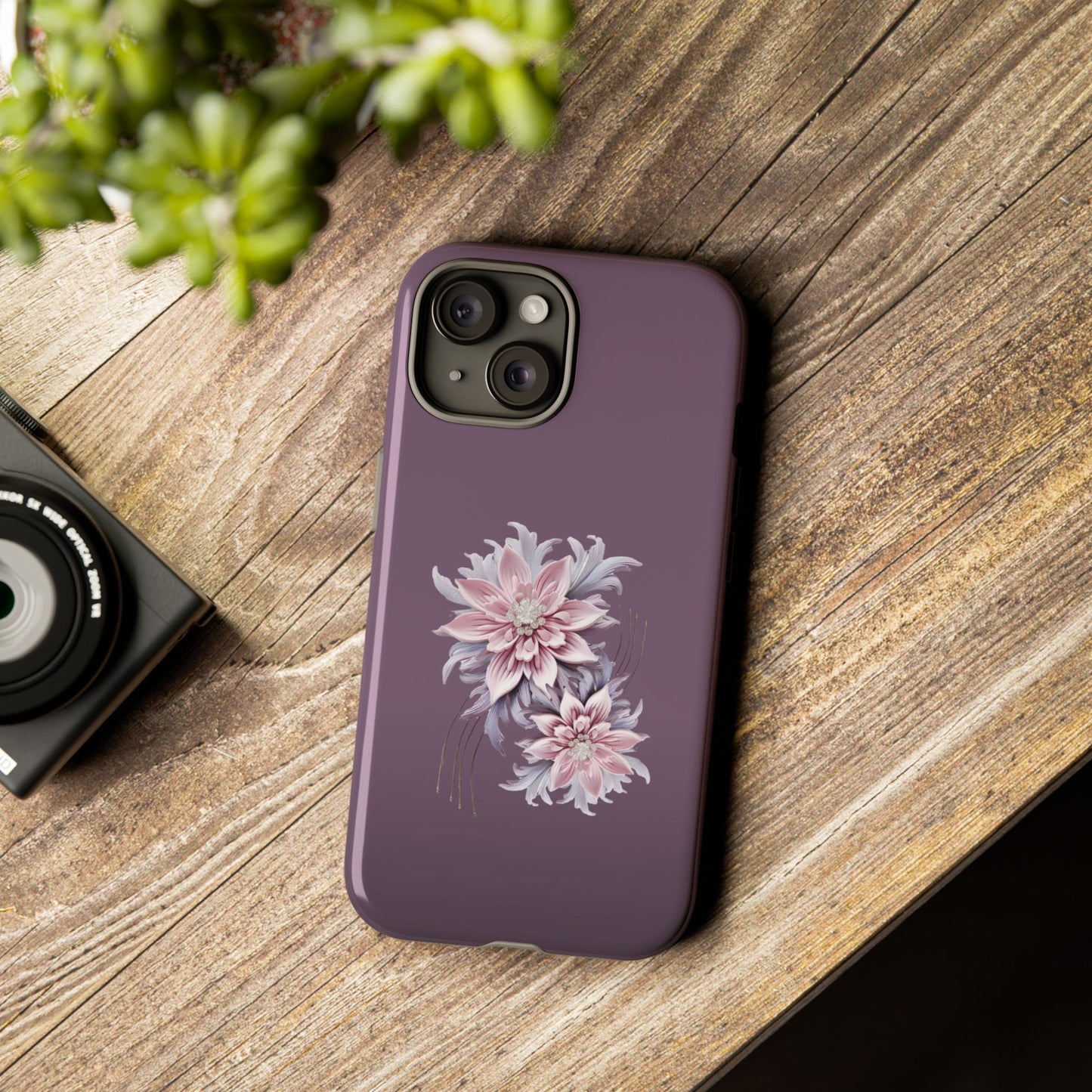 Purple Flower Tough Cases