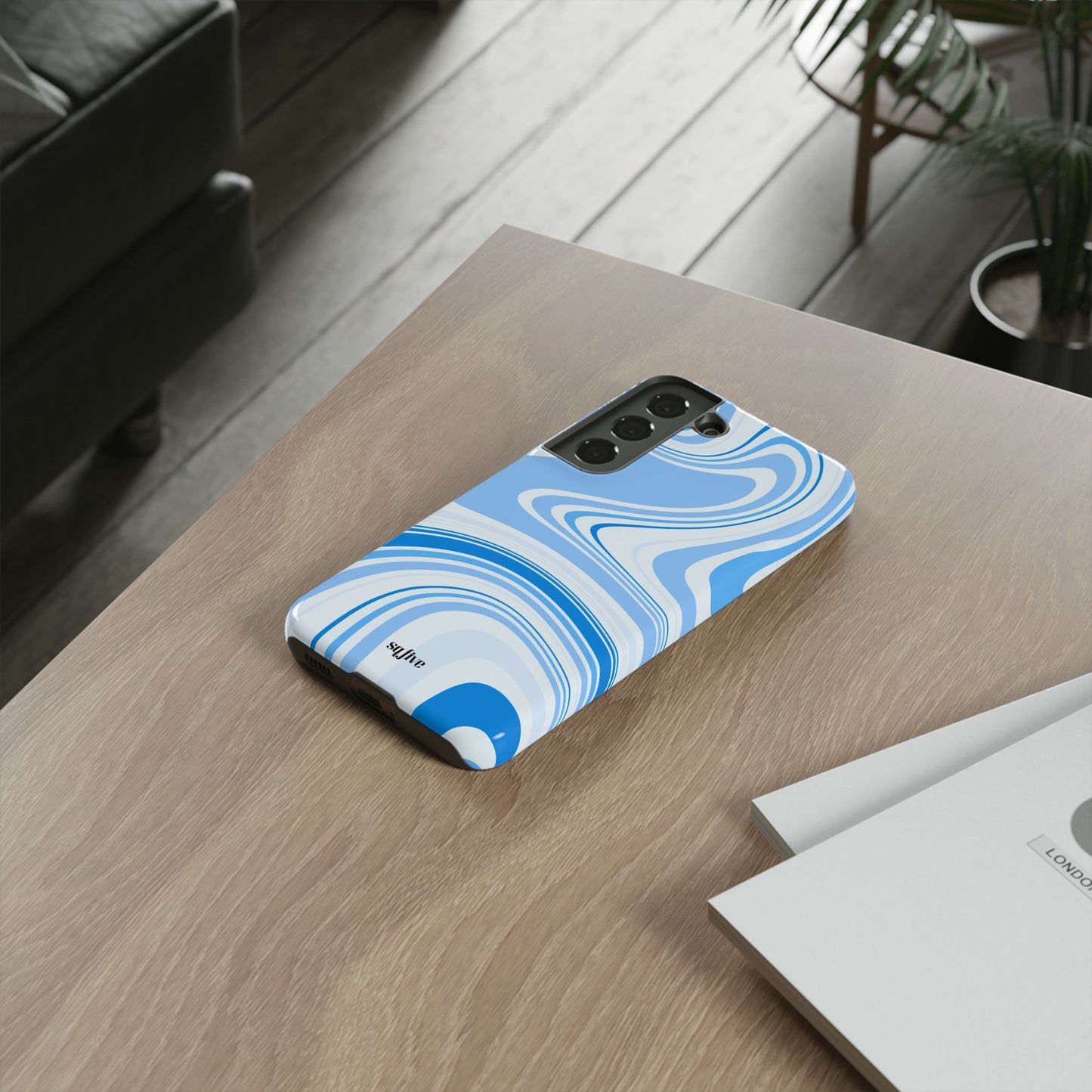 Blue Swirl Tough Cases