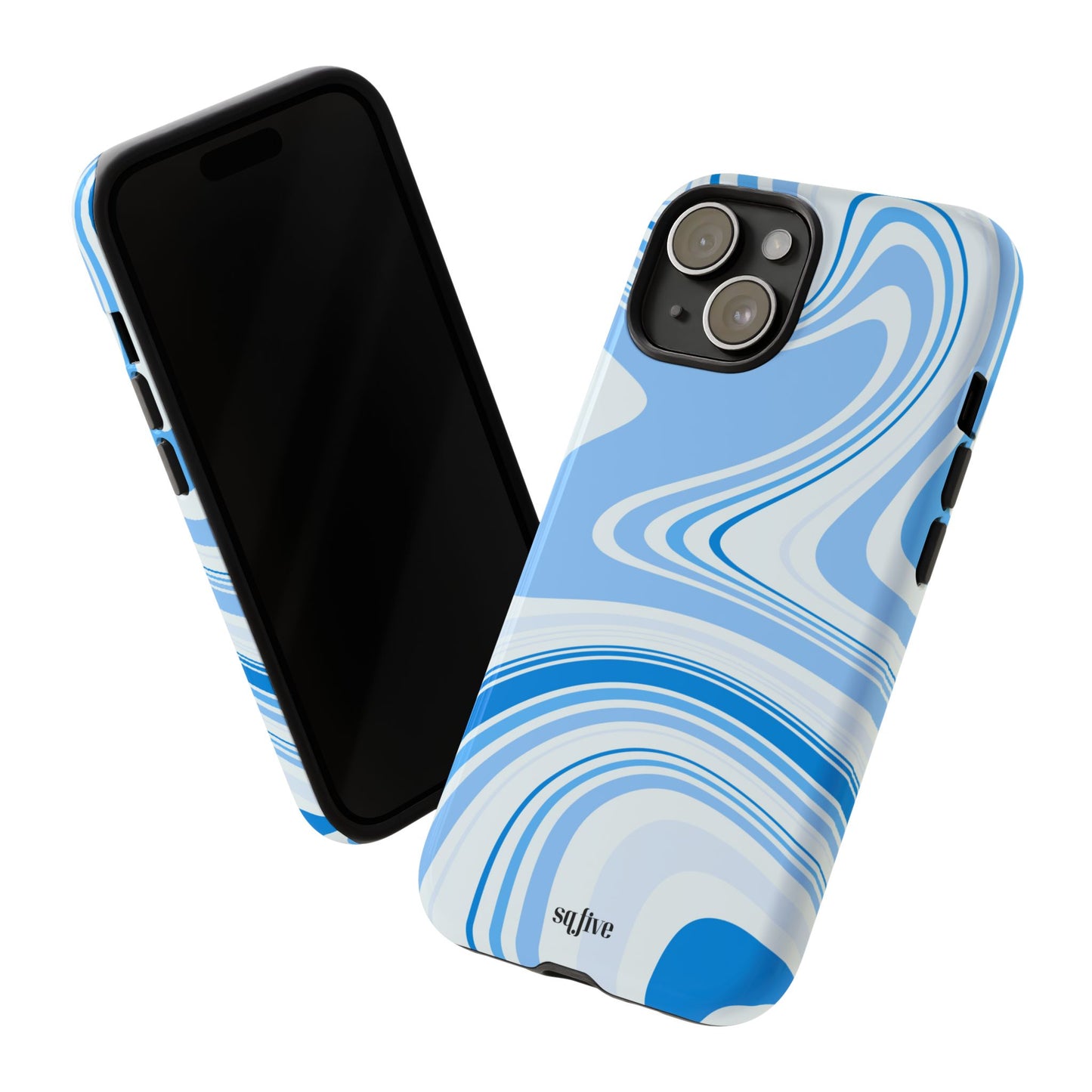 Blue Swirl Tough Cases