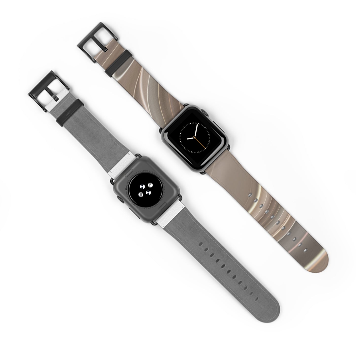 Brown Wavy Trendy Watch Band