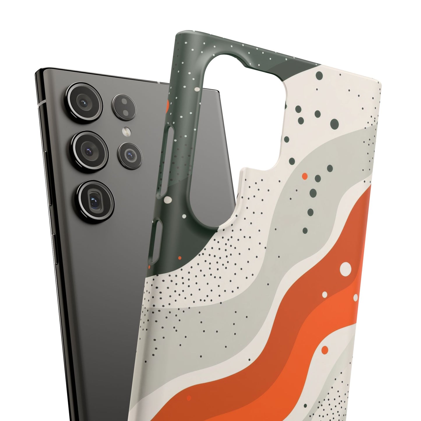 Orange Abstract Slim Cases