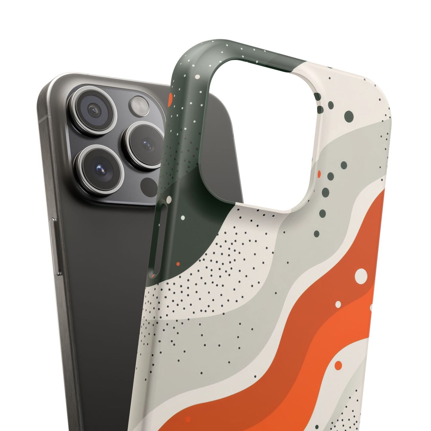 Orange Abstract Slim Cases