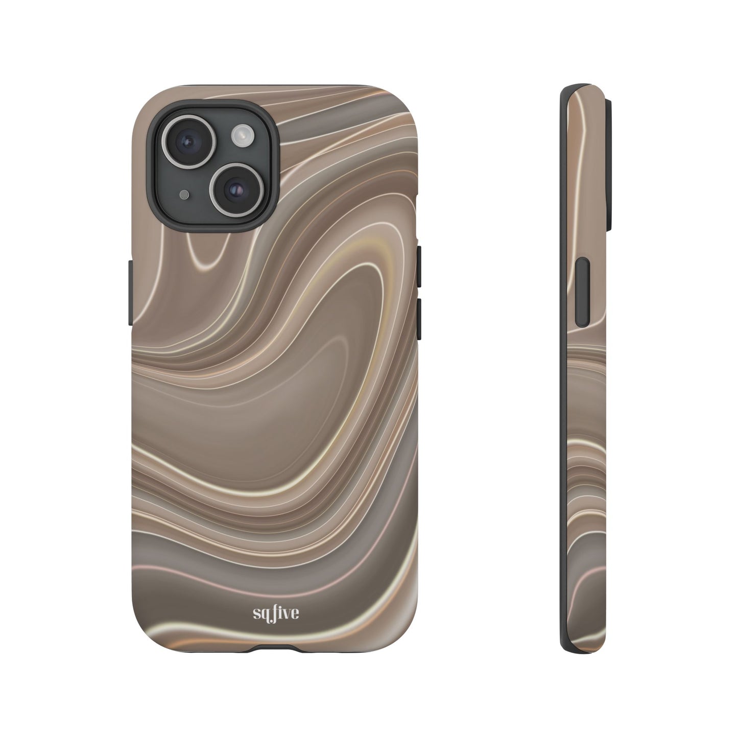 Brown Wavy Tough Cases