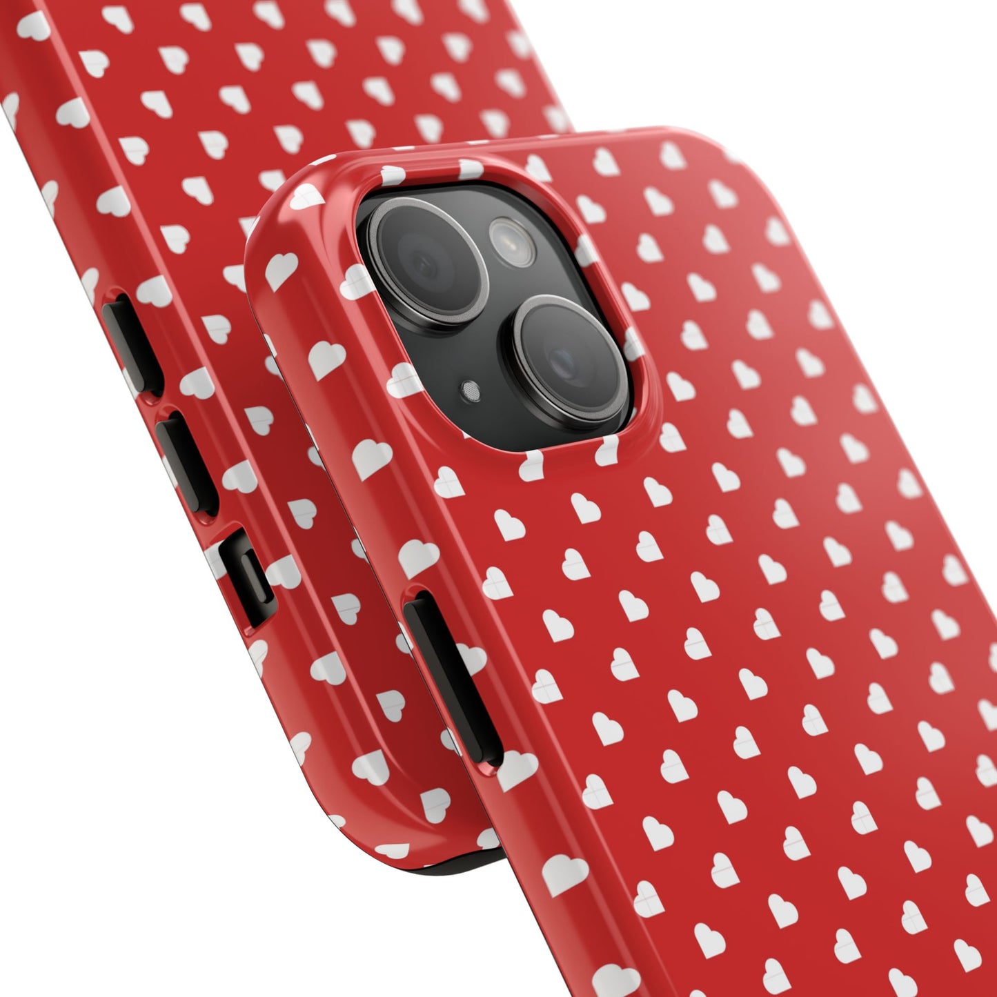 Red Hearts Tough Phone Cases - iPhone 15 14 13 | Samsung Case