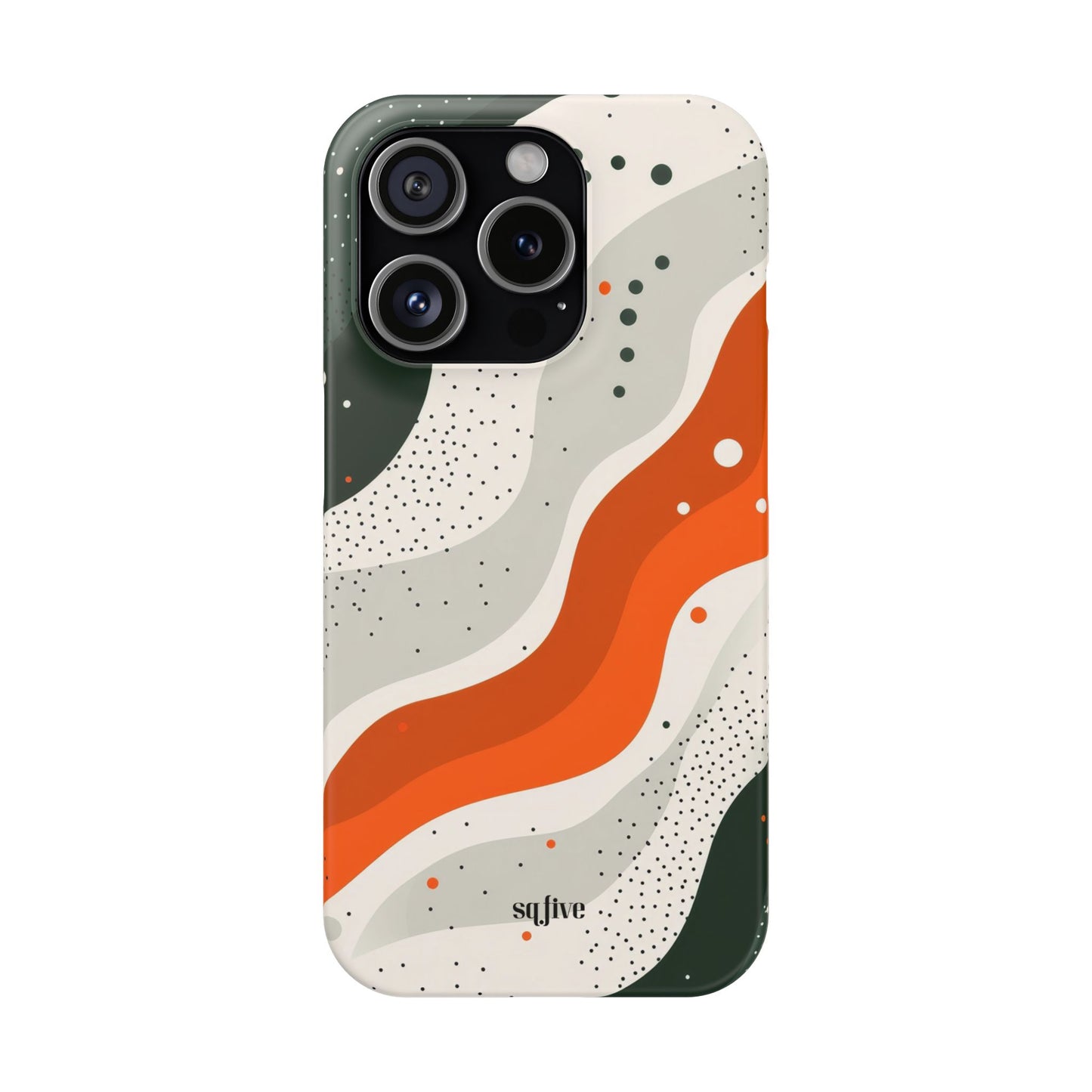 Orange Abstract Slim Cases