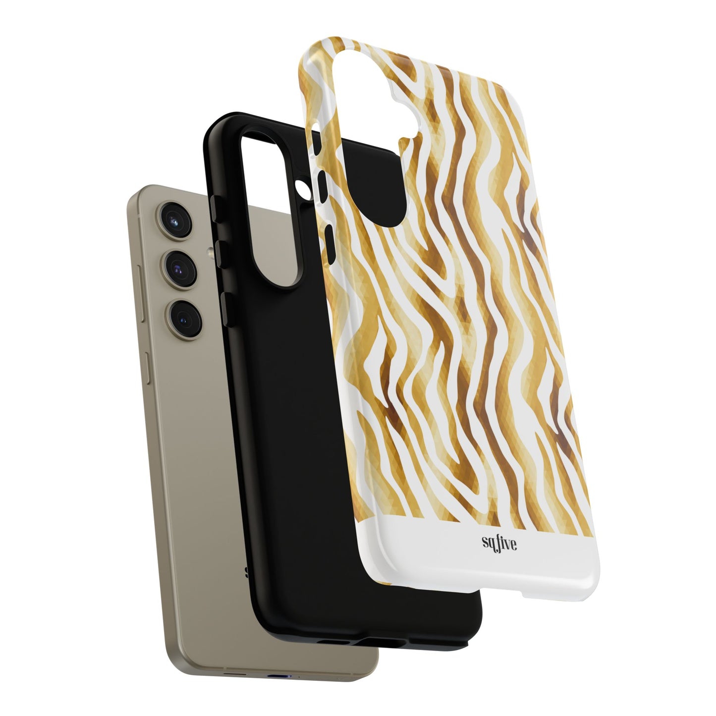 Golden Wavy Tough Cases