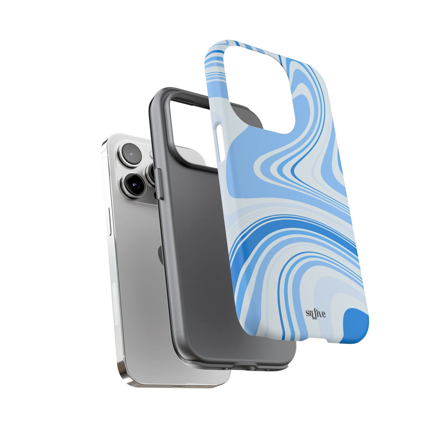 Blue Swirl Tough Cases