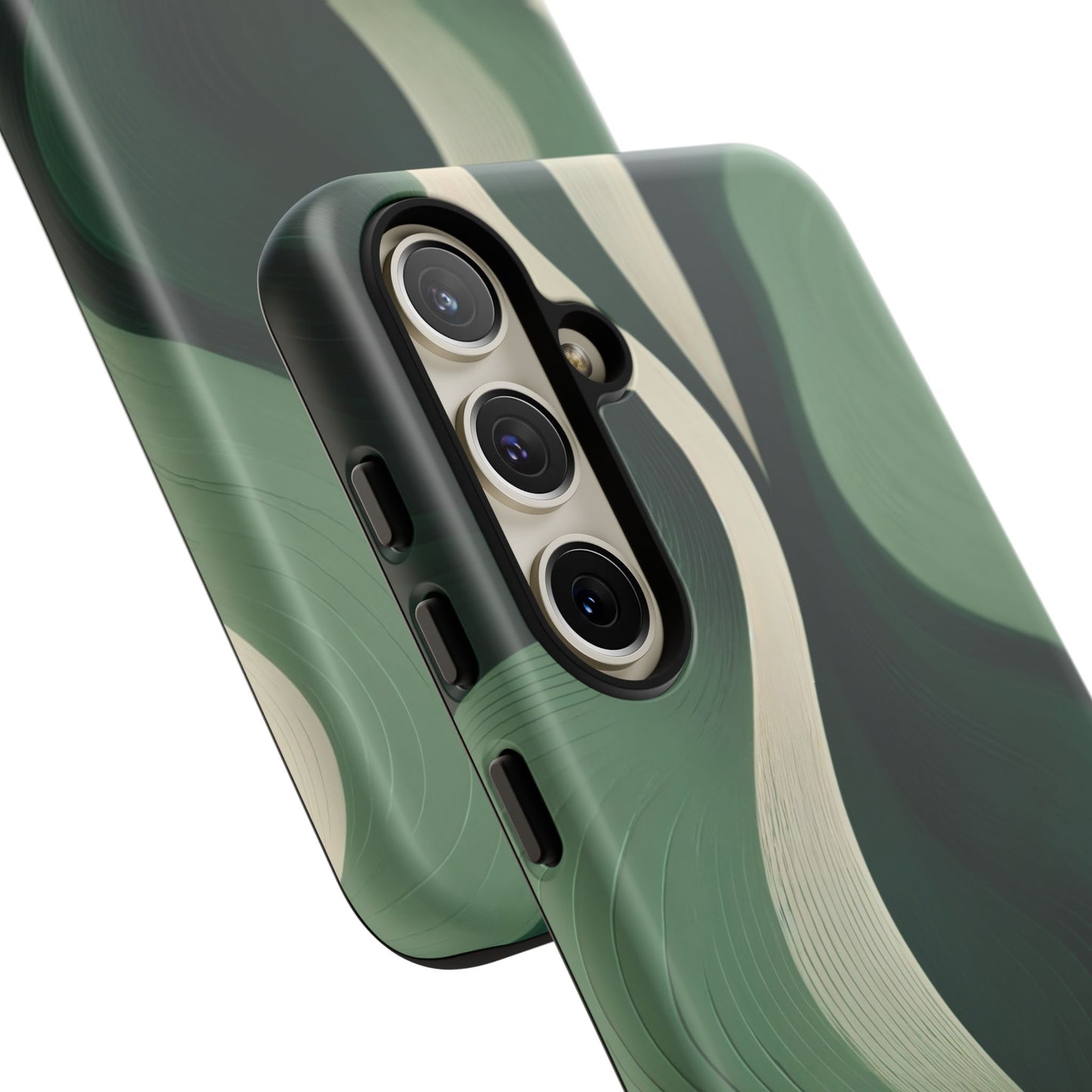 Green Abstract Tough Cases