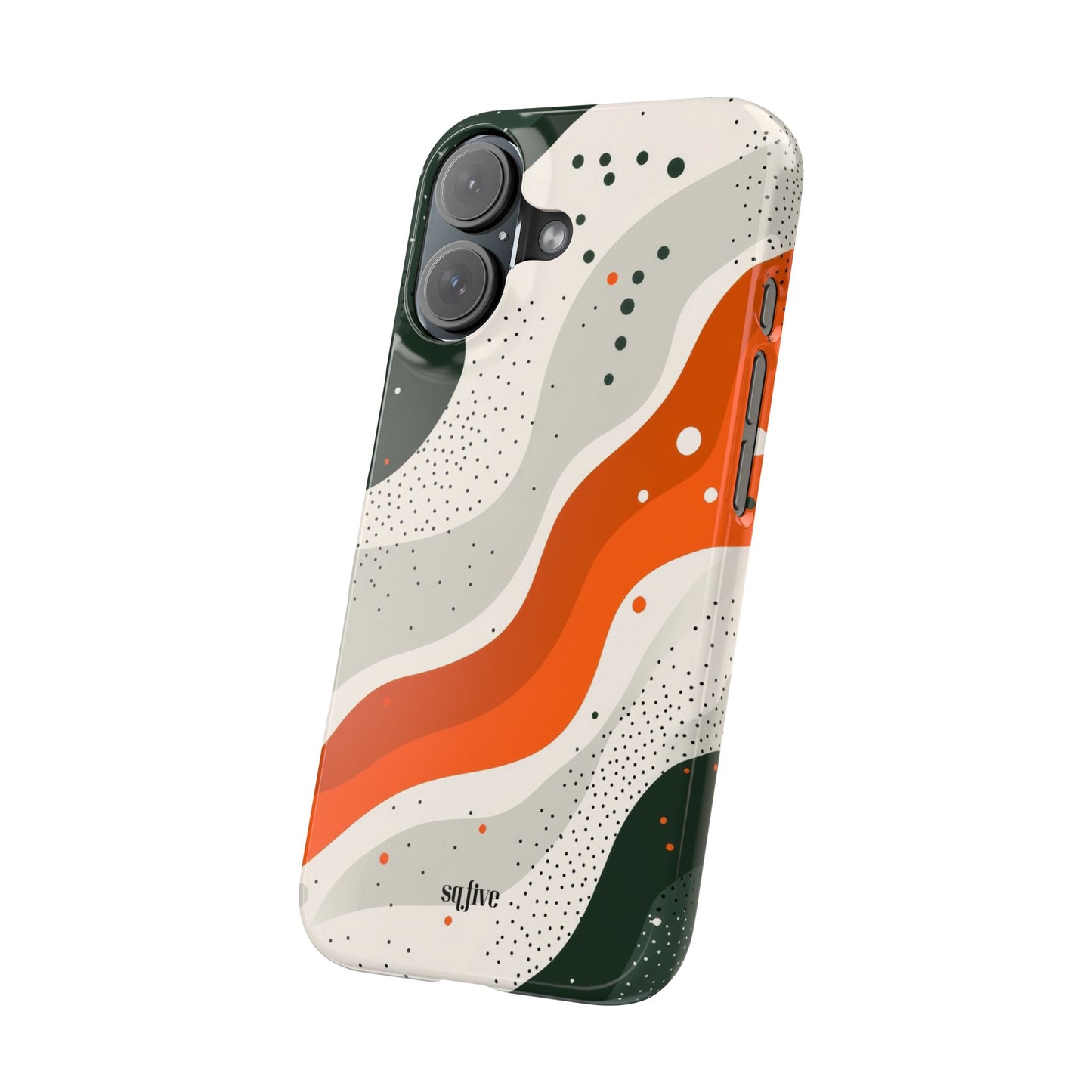 Orange Abstract Slim Cases