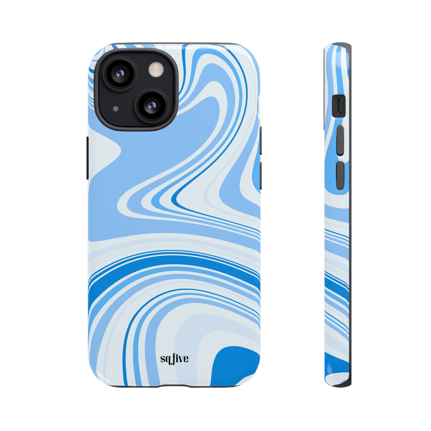 Blue Swirl Tough Cases