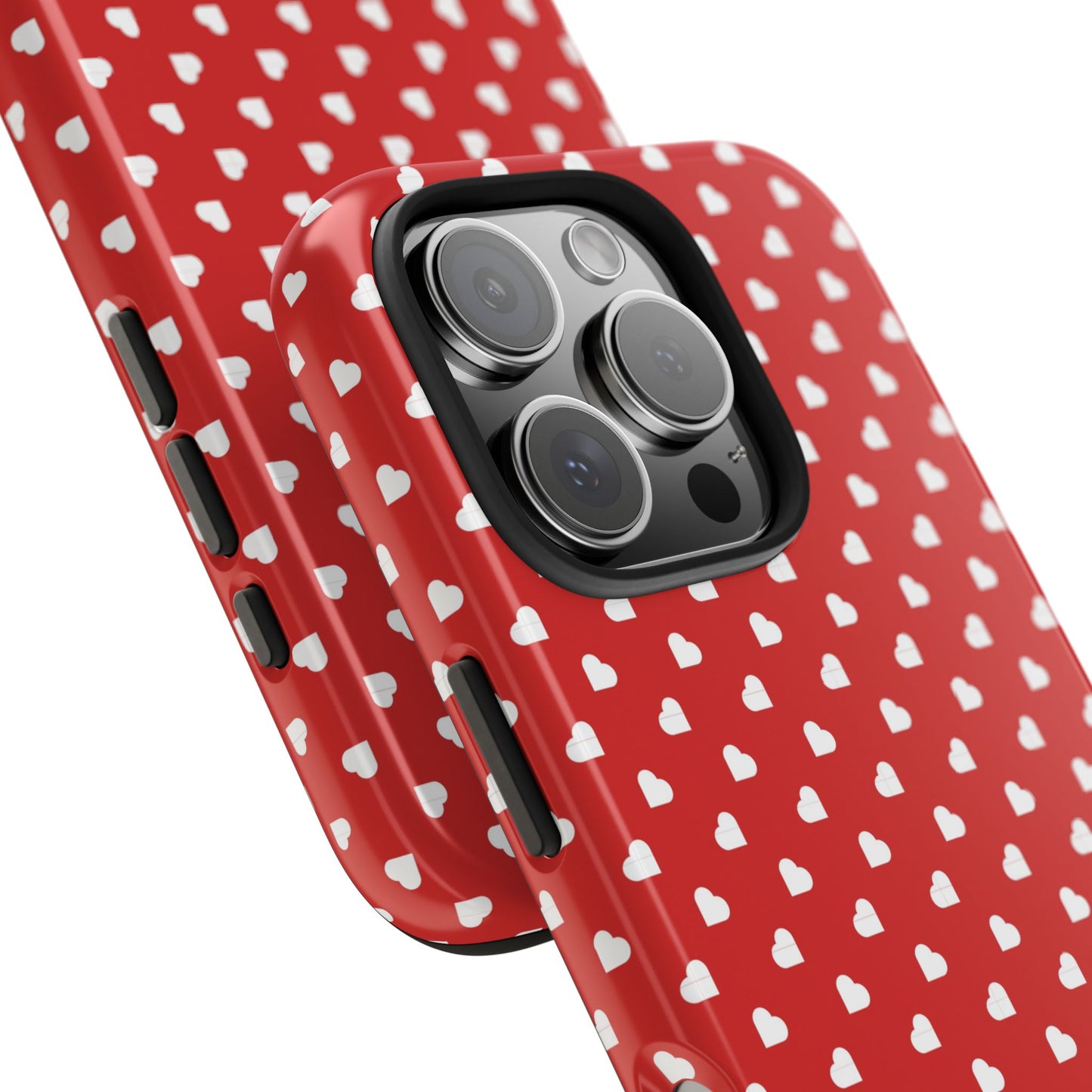 Red Hearts Tough Phone Cases - iPhone 15 14 13 | Samsung Case