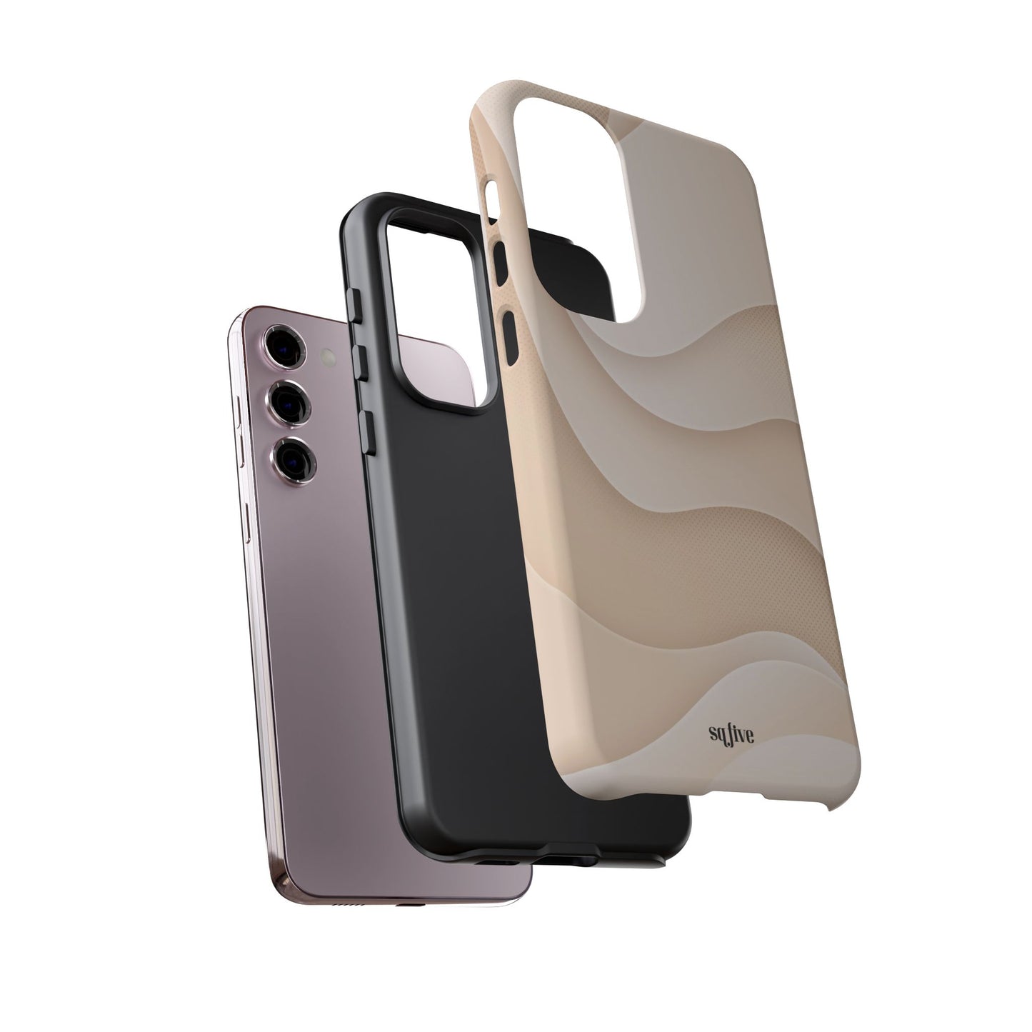 Brown Wavy Tough Cases