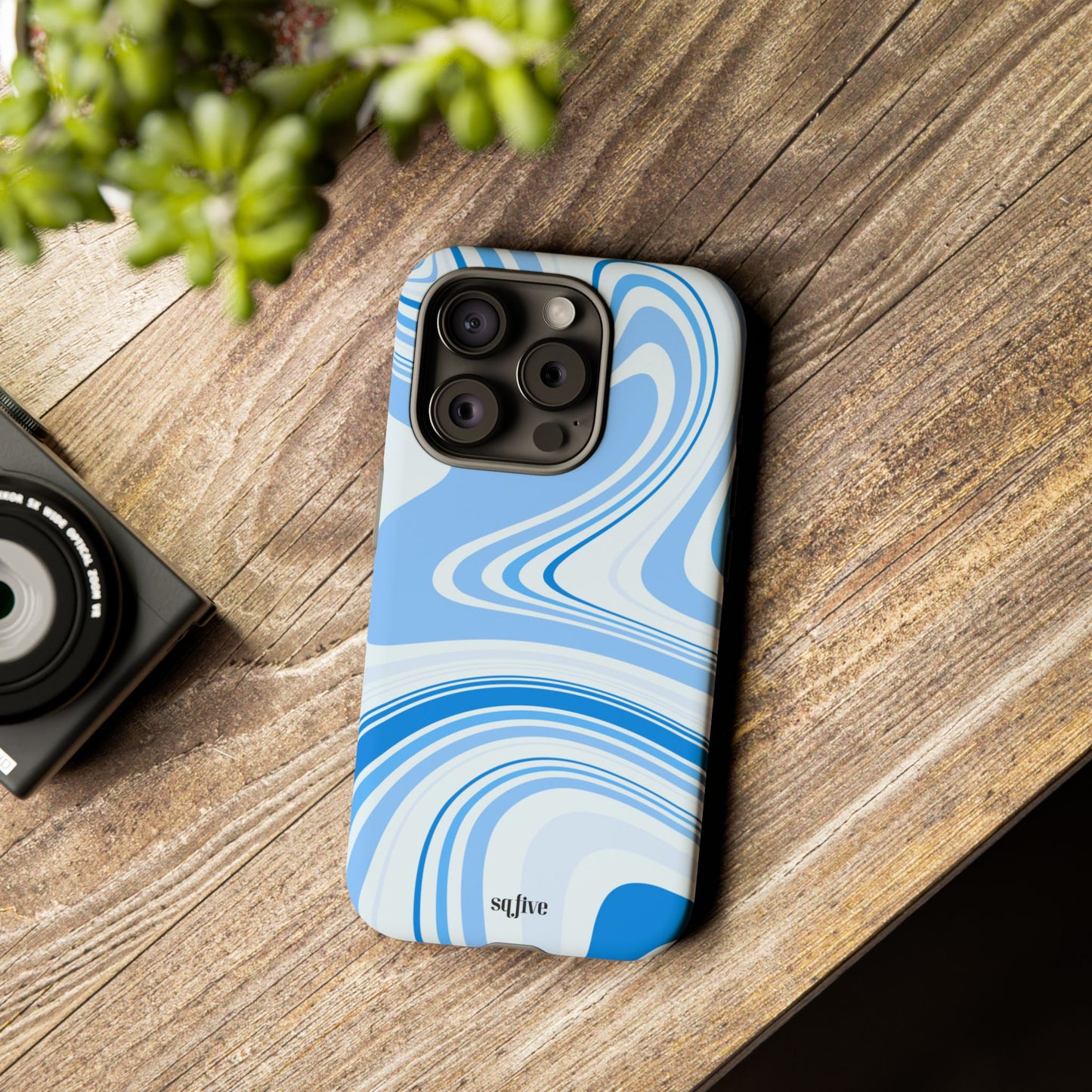 Blue Swirl Tough Cases