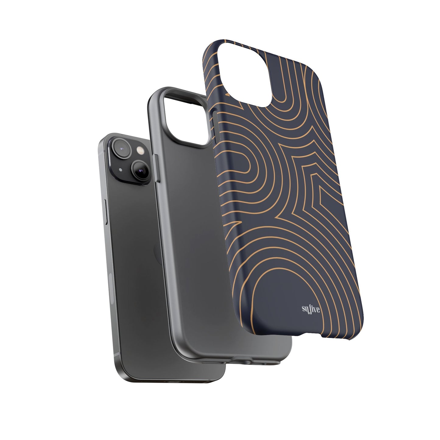 Stylish Phone Case for Trendsetters, Geometric Design, Tough Protection, Perfect Gift, Modern Aesthetic, Ideal for Everyday Use