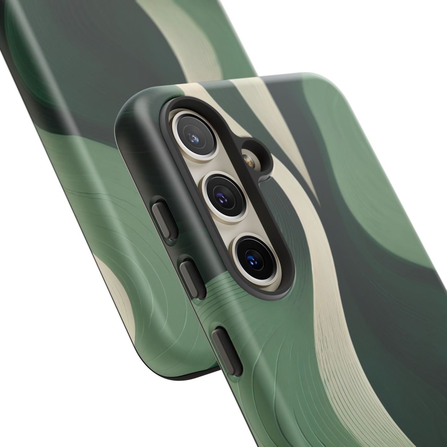 Green Abstract Tough Cases