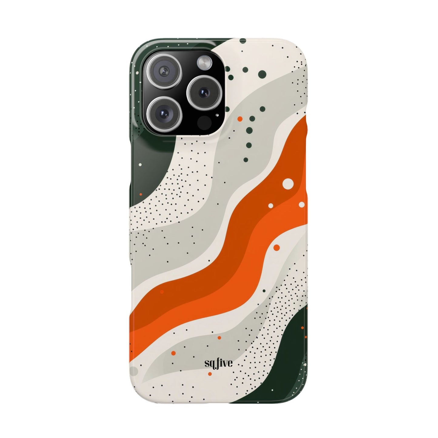 Orange Abstract Slim Cases