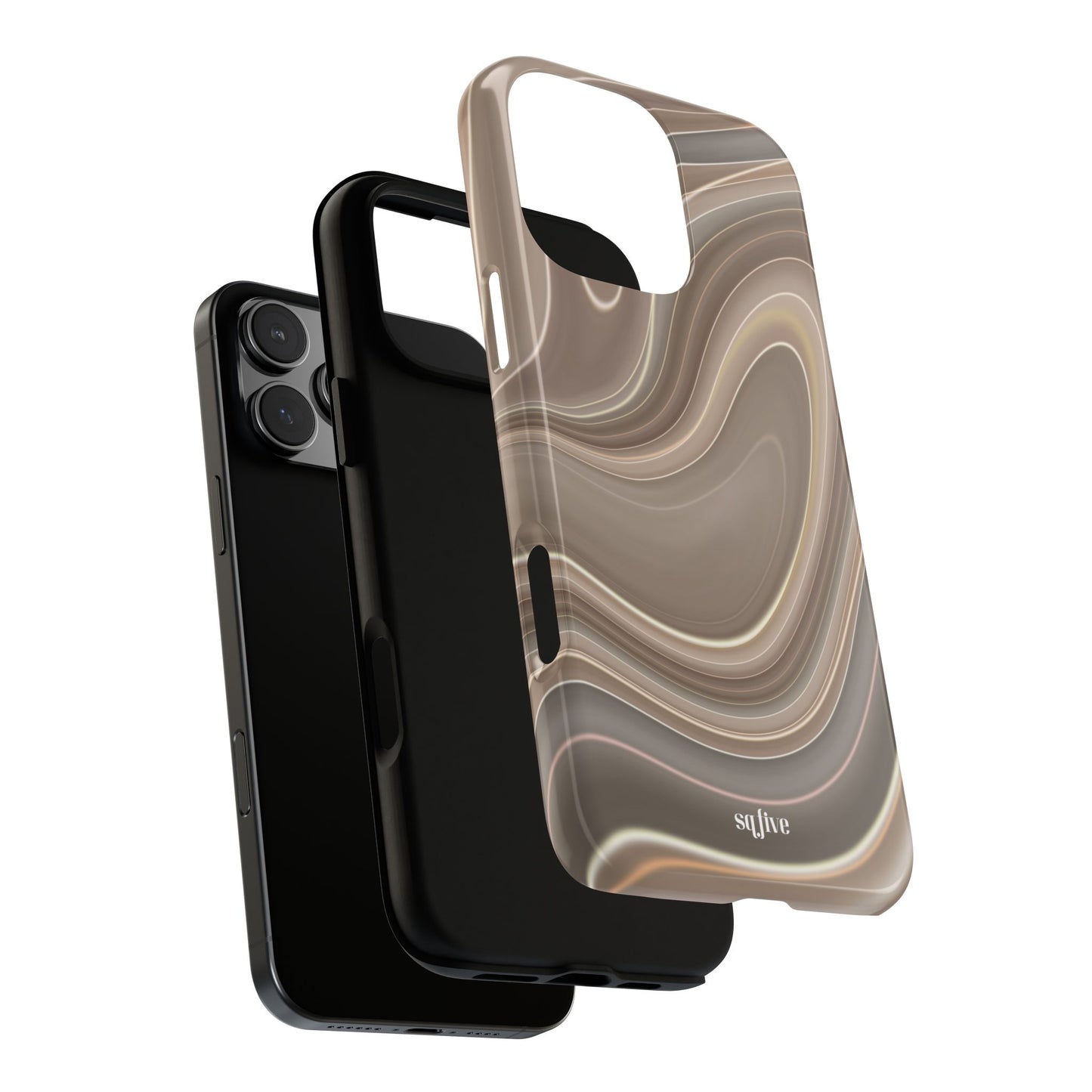 Brown Wavy Tough Cases