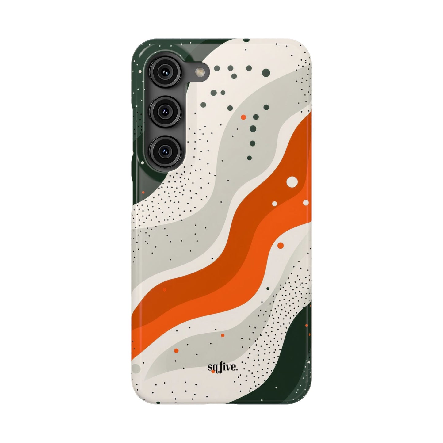 Orange Abstract Slim Cases