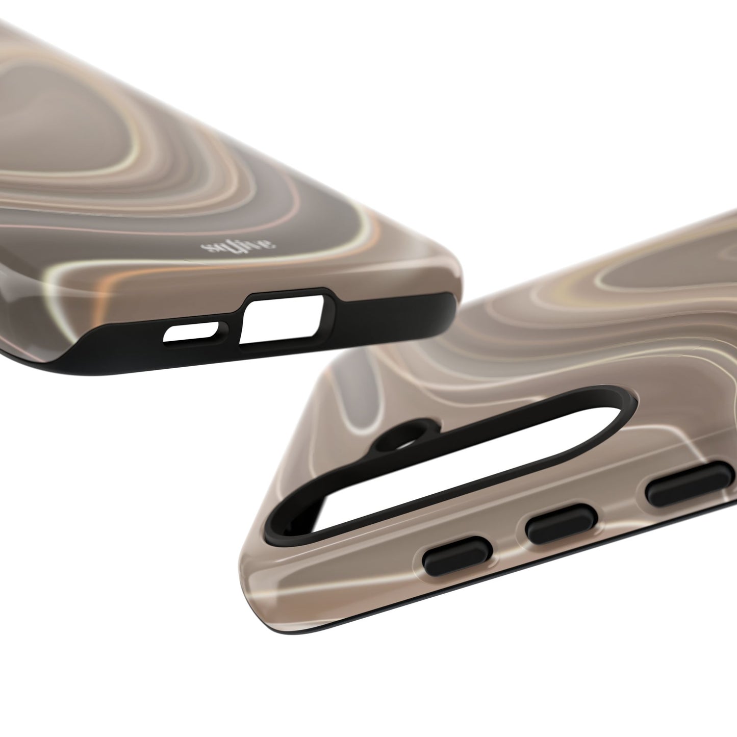 Brown Wavy Tough Cases