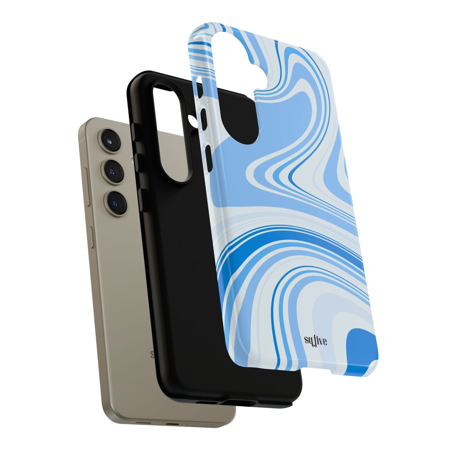 Blue Swirl Tough Cases