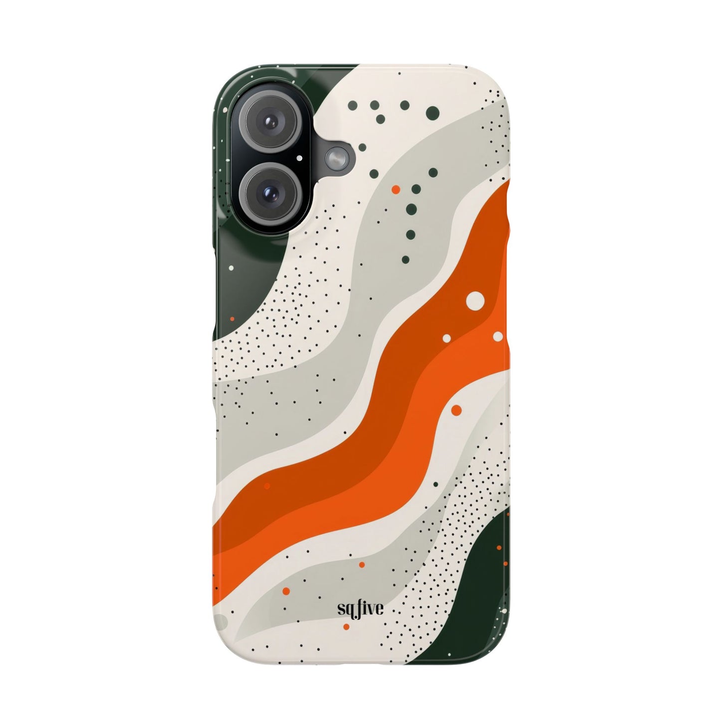 Orange Abstract Slim Cases