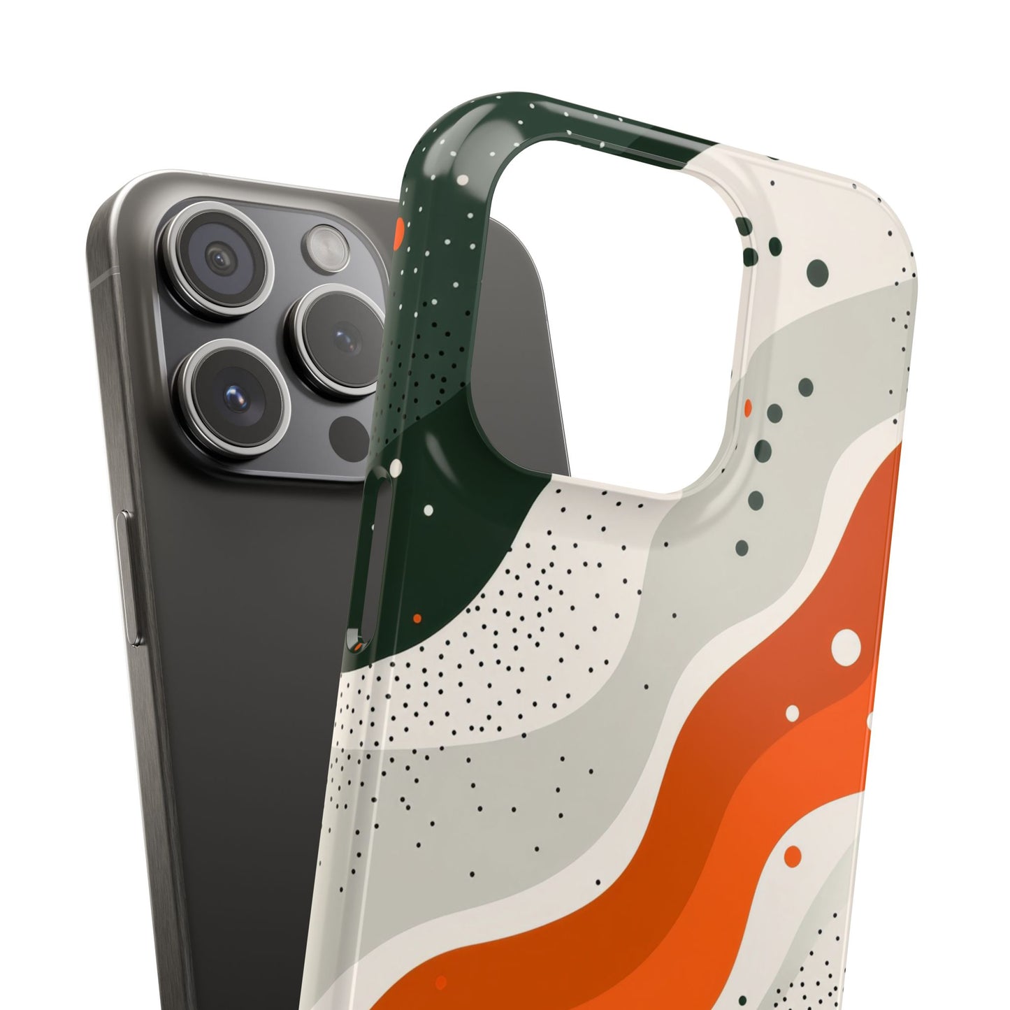 Orange Abstract Slim Cases