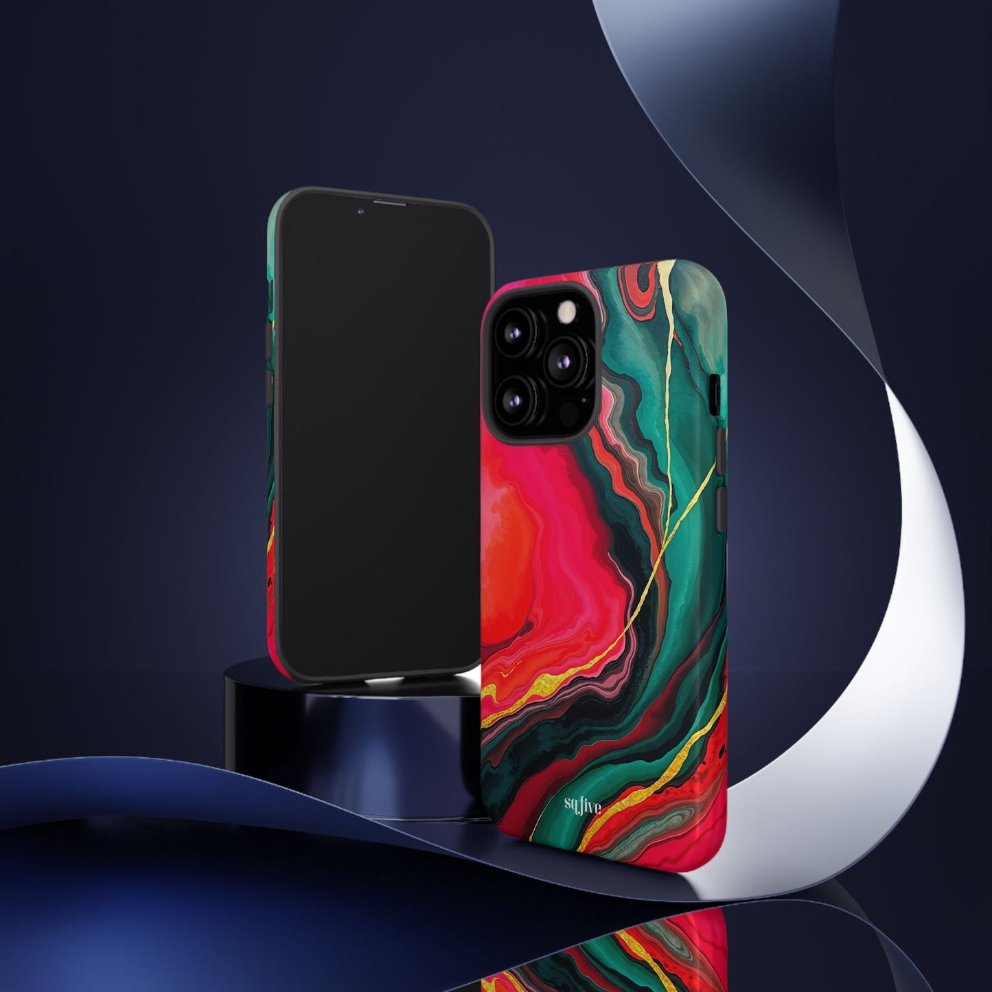 Abstract Design Tough Cases