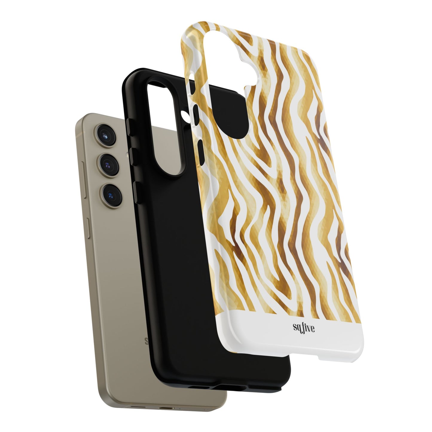 Golden Wavy Tough Cases