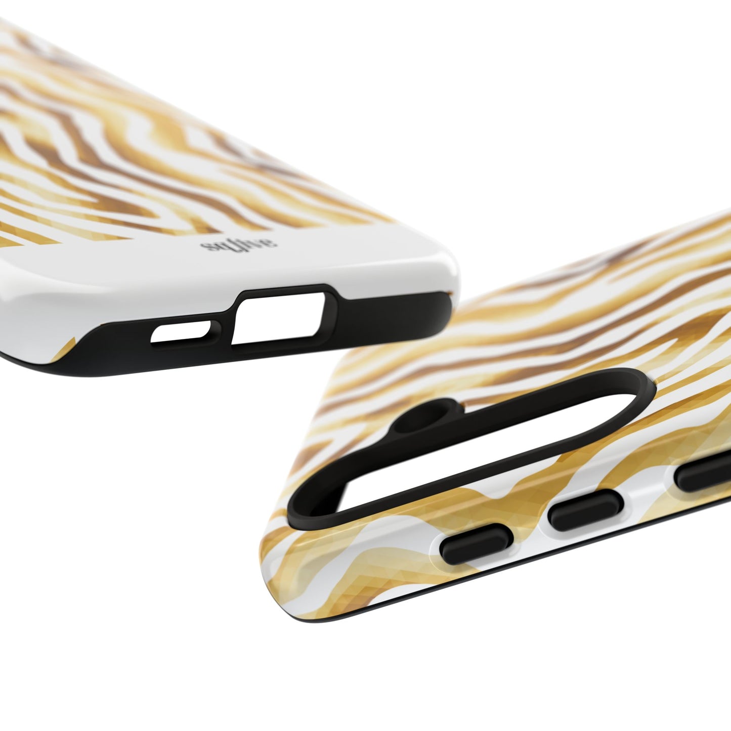 Golden Wavy Tough Cases