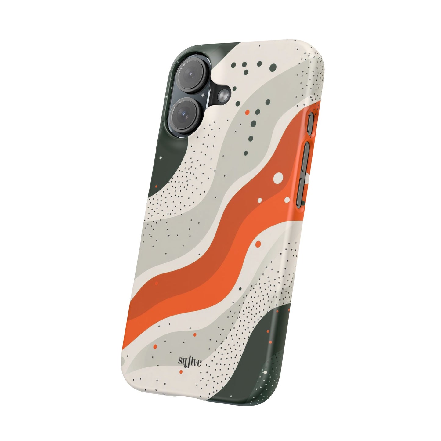 Orange Abstract Slim Cases