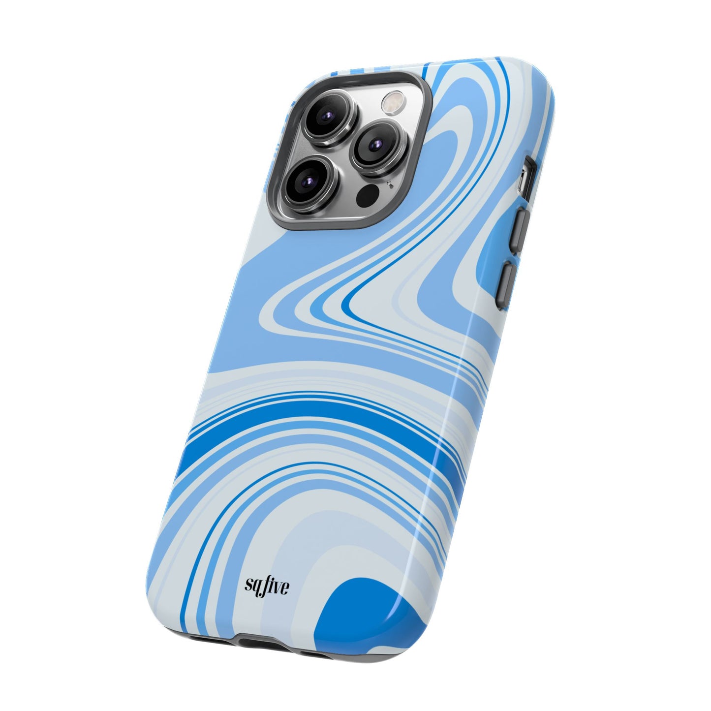 Blue Swirl Tough Cases