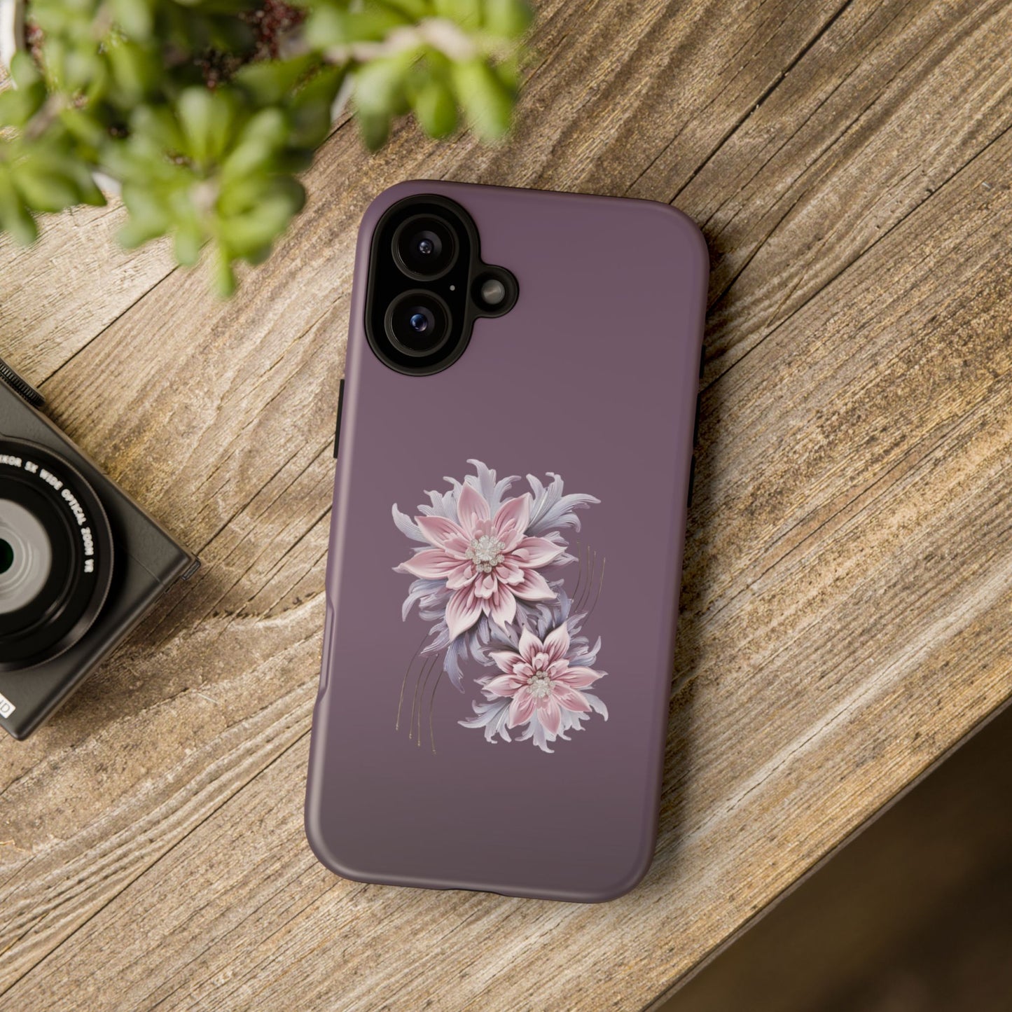 Purple Flower Tough Cases