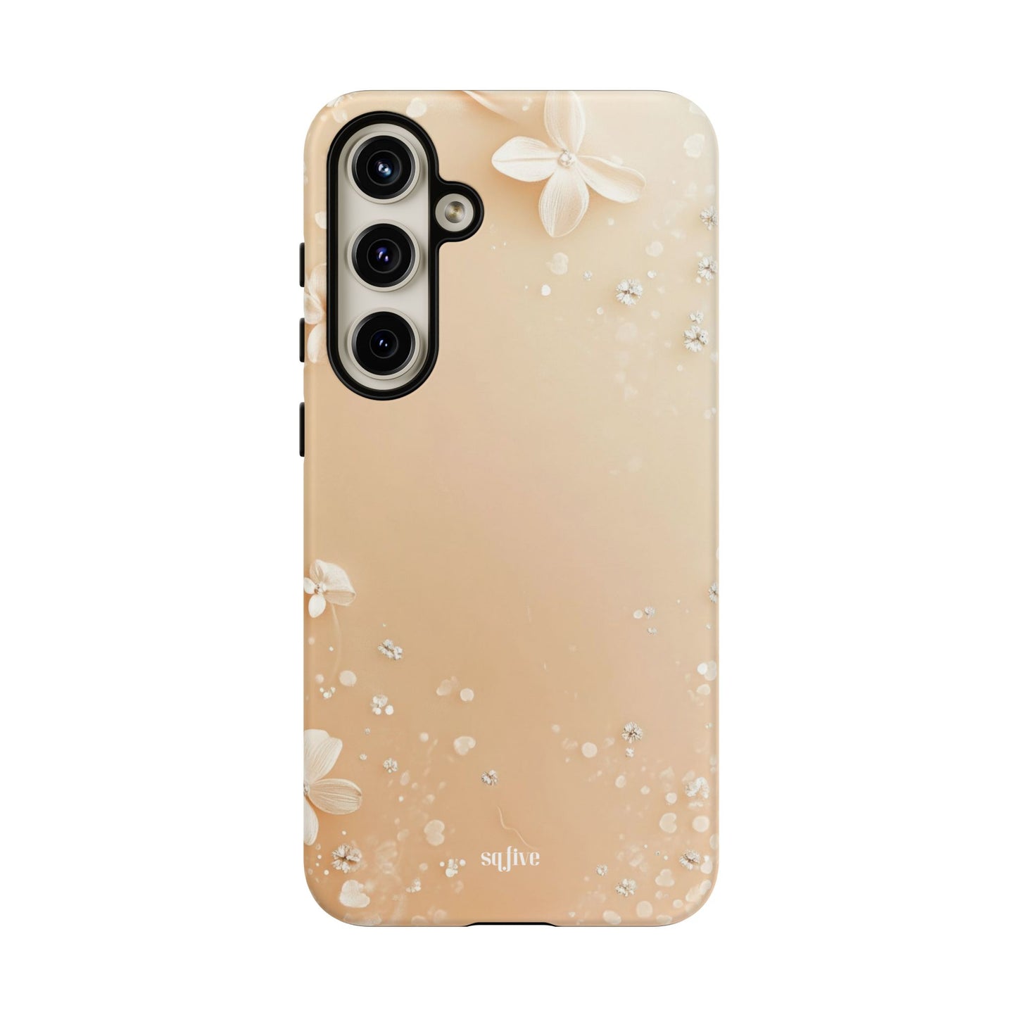 Peach Floral Tough Cases