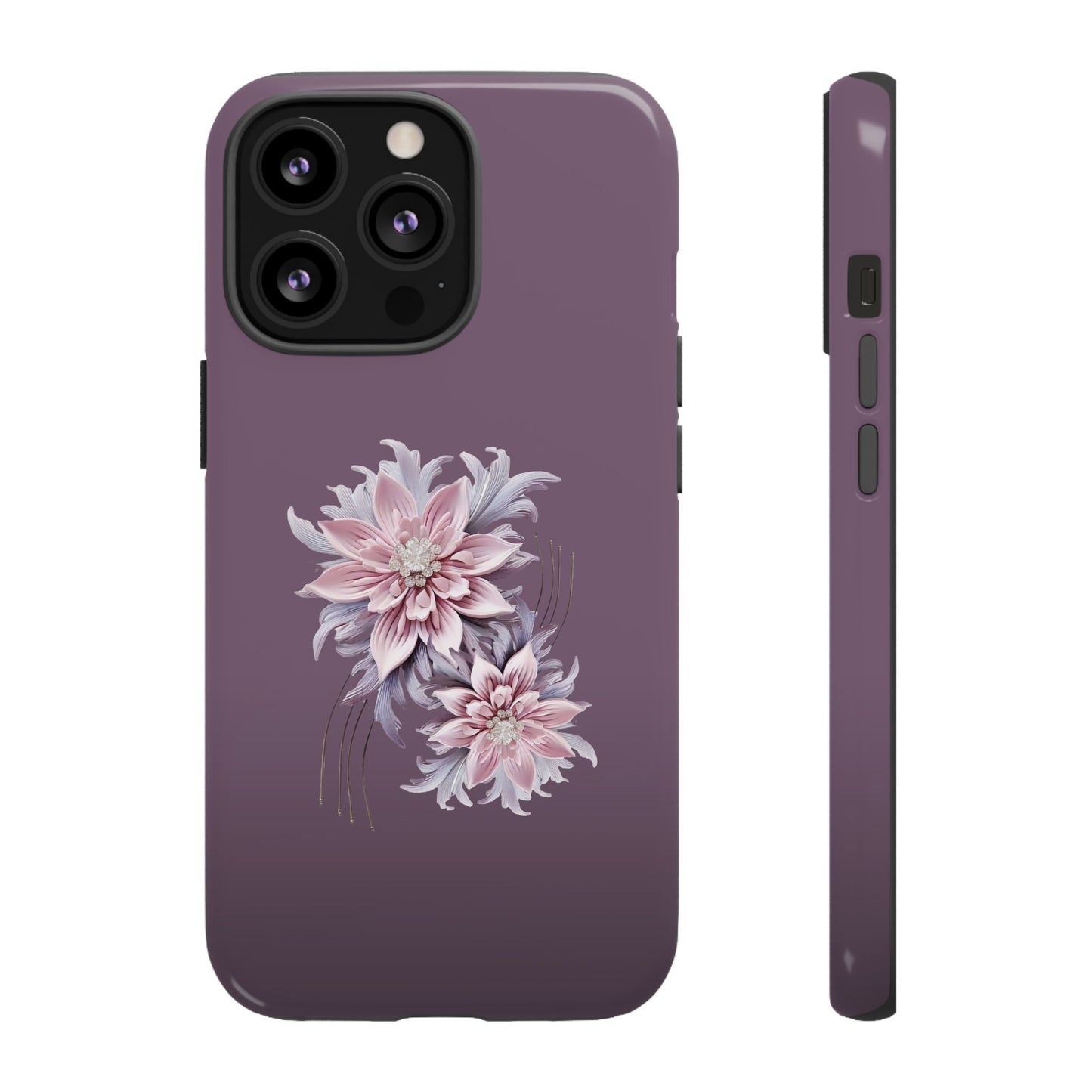 Purple Flower Tough Cases