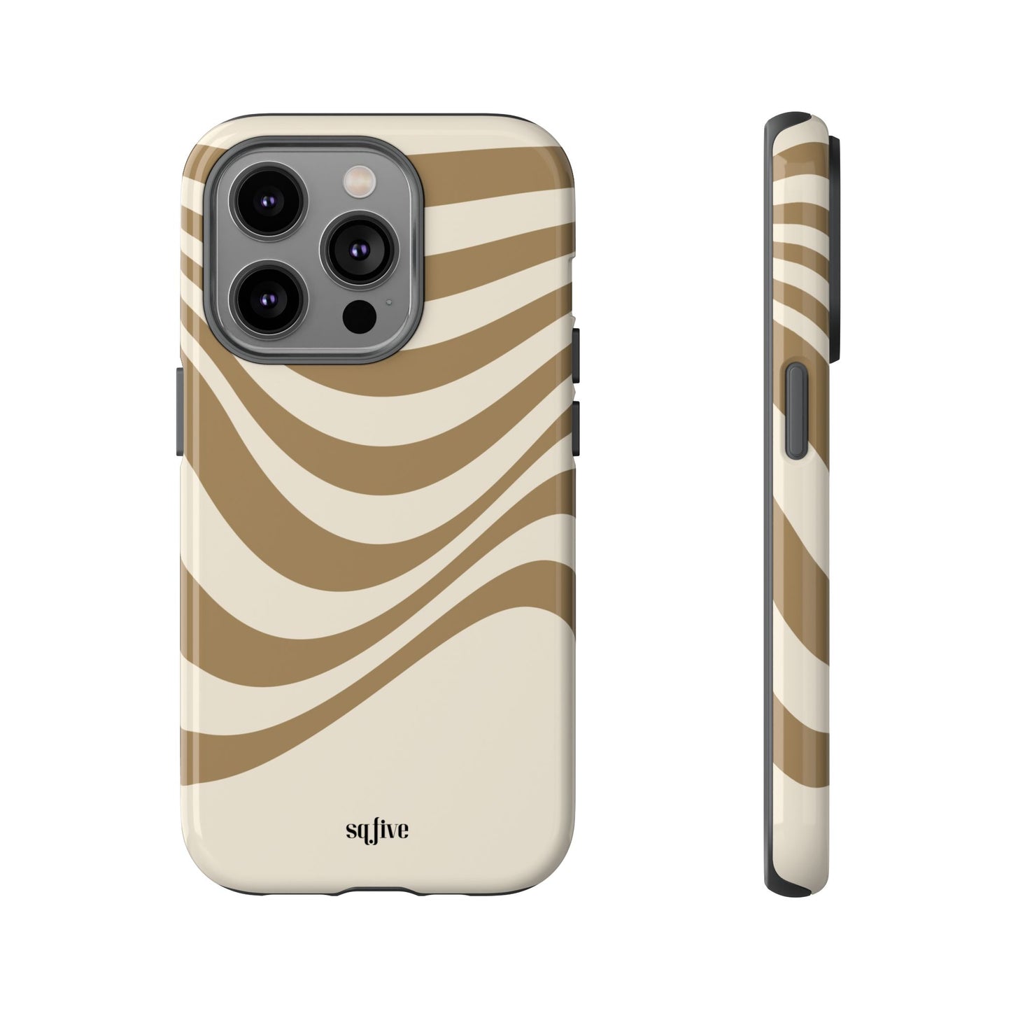 Brown Wavy Tough Cases